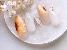 ひまわりネイル¥8980