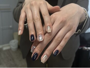 シーズネイル 渋谷店(She's nail)の写真/ショートNail派さんも大満足*トレンド~シンプル上品Nailまで多数ご用意【写真:初回オフ込¥6980】渋谷