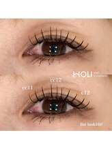 ホーリー(HOLI)/エクステで束感まつ毛