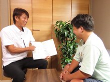 カウンセリングを重視し，お客様に合わせたメニューをご提案