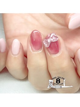 ネイルエイト 新百合ヶ丘(nail8)/アクセントリボン