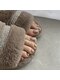 チェミールエテ 大村店(CHEMIR.ete)の写真/爪が小さくても大丈夫。サンダルから覗く足元キラキラで気分もUP！マグネット・フラッシュネイルが大人気★