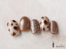 アイネイルズ 横浜EAST店(I-nails)/ニュアンスレオパードニュアンス