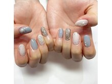 イーエムエー(e.m.a)/パラジェル/水色×キラキラ