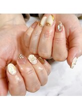 ブーケラテ(bouquet latte)/立体フラワー