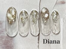 ディアナ ひたちなか高場店(DIANA)/定額ネイル　7700円　A-125