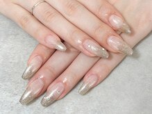 テラス(TERRACE)/シルバーラメグラデーション