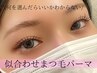 オープン記念【デザインに悩まれる方はこちら】似合わせまつ毛パーマ　¥4,500
