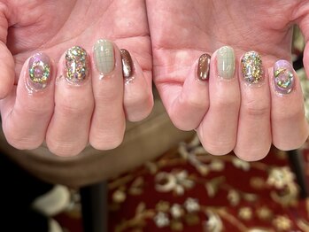 ナットナット 原宿 北参道(NutNut /)/ほっこりXmas定額ネイル