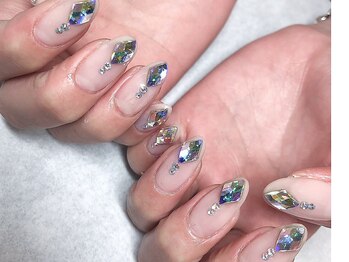 リッチネイル(Rich Nail)/大人気 スワロフスキーネイル