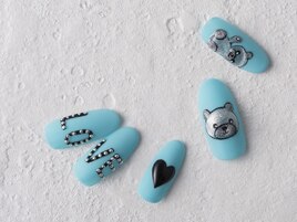 クマちゃんネイル