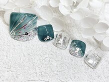 ネイルサロン ふるる 大須店/☆フットミディアムネイル#244