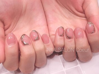 クール(Coeur)/グラデーション＆アート￥6950