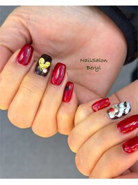 【ハンド】ハートネイル♪