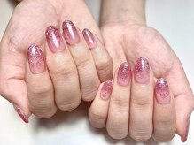 ヨーローネイル(YOLO Nail)/ラメグラデーションネイル