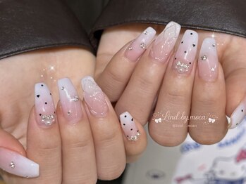 リンドネイル バイ モカ アンド ララ(Lind nail by moca and LaLa)/【mian】グラデーション/ドット