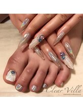 ネイルサロンクリアヴィラ(nail salon clear villa)/ユニコーンマーメイド