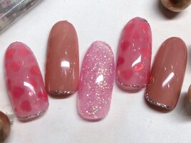 囲みハートネイル☆