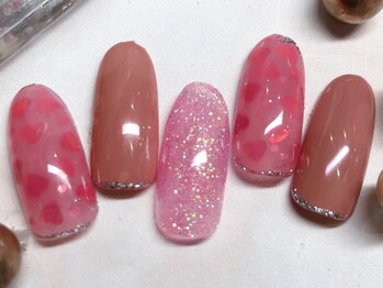 プルトワ(pourtoi)/囲みハートネイル☆