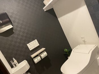 サロンモノクローム/お手洗いもいつも清潔♪