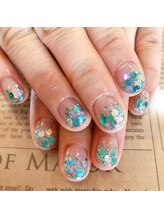 ヘア スパ リゾート リアン(hair spa resort Lien)/ラメグラデーション