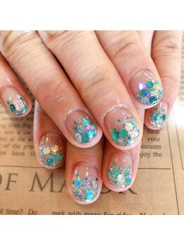 ラメグラデーション