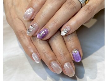 ルヒアネイル イオン戸畑ショッピングセンター店(Ruhia Nail)/マグネットアートネイル