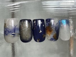 ネイビーニュアンス11000円