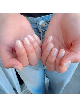 キラキラオーロラネイル