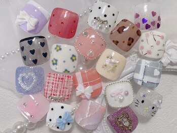 フット定額親指デザイン