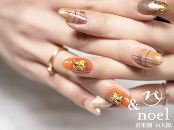 ノエル(Noel)/テラコッタチェックネイル