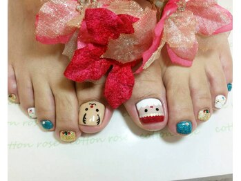 コットンローズ(Cotton Rose)/フットネイル
