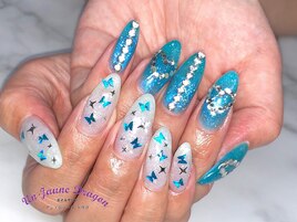 【ロングネイル】アシメネイル