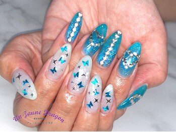 アン ジョーヌドラゴ/【ロングネイル】アシメネイル