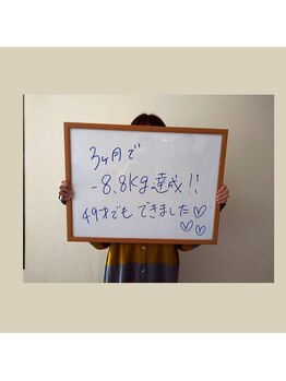 とだ整体院/ダイエット実績