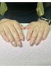 ラメグラデーション オフ込み 長さMまで ¥6800