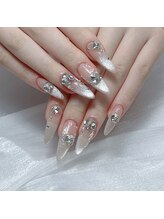 トゥインクネイル 天神(Twink nail)/マグネットストーンデザイン