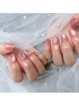 シードットネイル(Cee.nail)の写真/シンプルだけど可愛い♪褒められネイルはCee.nailで。
