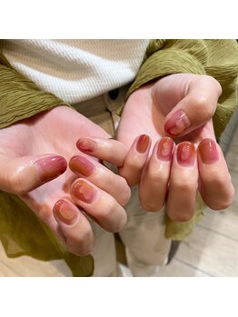 ネイルアルケー(Nail ARCHE)/ぷっくりニュアンスネイル