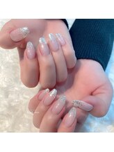 リッシュ ドゥ(RICHE deux)/ピンクベース×ラメグラデ