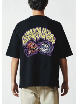 メンズ脱毛 リボーン(reborn)/『SAUNAVIRUS』Tシャツ