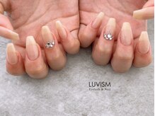 ラヴィズム アイラッシュ アンド ネイル (LUVISM)/ワンカラーネイル♪ 担当：吉田