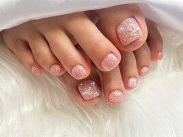 *NAIL フットネイル 親指アート*