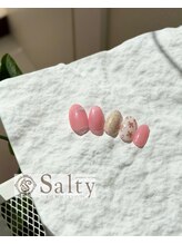 ネイルアンドアイラッシュサロン ソルティ 寺田町(salty)/４月マンスリーデザイン