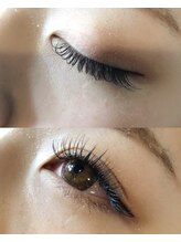 アイラッシュアンドコー(eyelash&co.)/目尻カールゆるめのデザインに♪