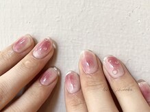 アメリアンドカシェット(Amelie&Cachette)/桃クリアフレンチ:maika