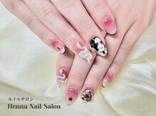 ヘンナ(Henna)の雰囲気（アニメネイル 繊細な手描きのアニメキャラクタ）