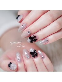 パラジェルツイードリボンネイル