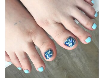 プライズアイリス アイラッシュ 池袋東口店(prize Iris eyelash)/フット♪お客様ネイル♪