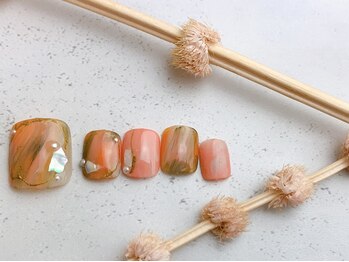 ネイルサロン&スクール ジーナ(GINA)/ニュアンスシェルネイル